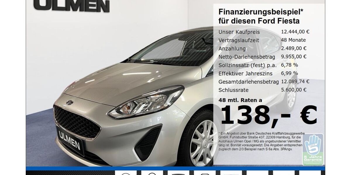 Ford Fiesta 31.525 km 11.999 &euro; Düsseldorf 40231