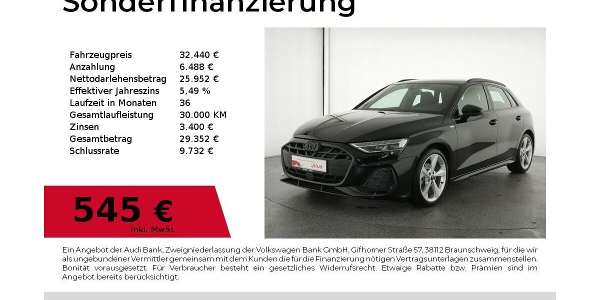 Audi A3 13.400 km 31.880 &euro; Nürnberg 90441