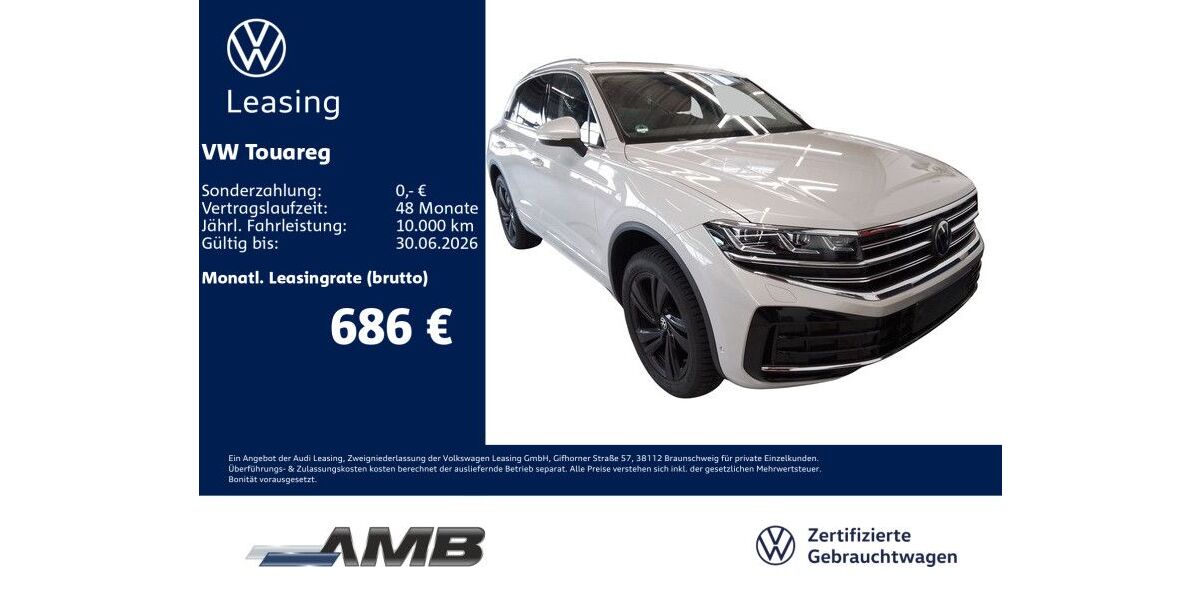 VW Touareg 14.580 km 64.890 &euro; Borna 04552