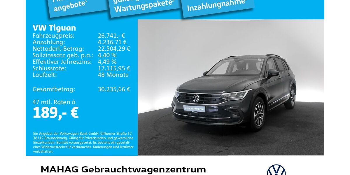 VW Tiguan 53.040 km 26.741 &euro; München 80935