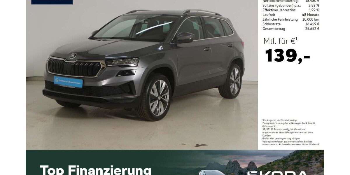 Skoda Karoq 15.816 km 23.480 &euro; Amberg 92224