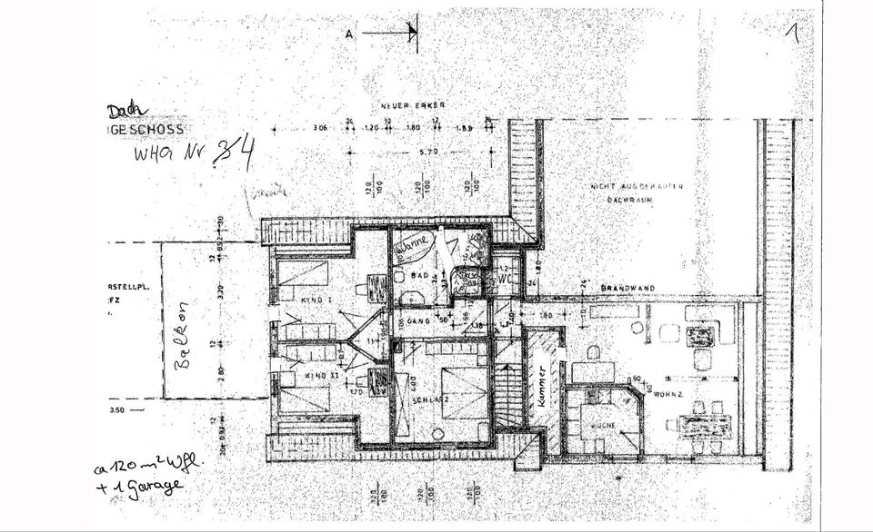 Etagenwohnung Ansbach - 4.5 Zimmer, 120 m&sup2;, 229.000&euro; | Angebot:25975774