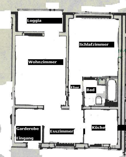 Etagenwohnung Osnabrück Eversburg - 2 Zimmer, 56 m&sup2;, 129.000&euro; | Angebot:27295859