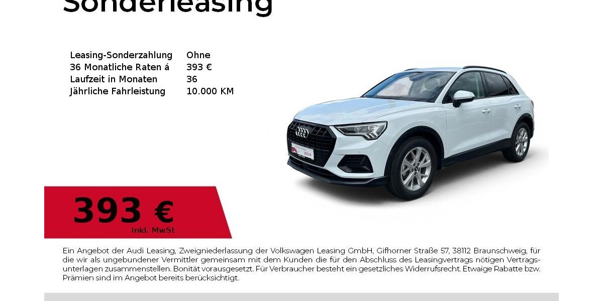 Audi Q3 5.638 km 38.940 &euro; Dessau-Roßlau 06844