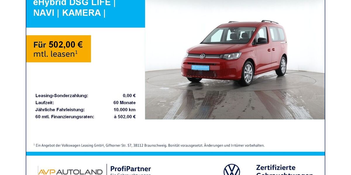VW Caddy 1.534 km 37.390 &euro; Plattling 94447