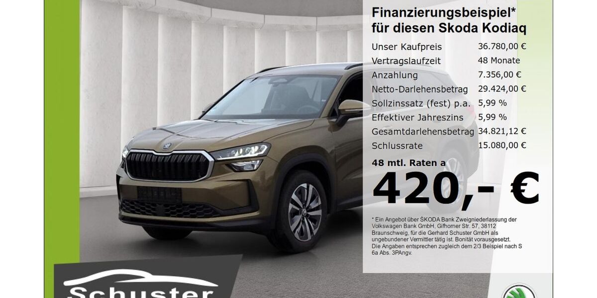 Skoda Kodiaq 24.838 km 36.780 &euro; Ruhstorf 94099