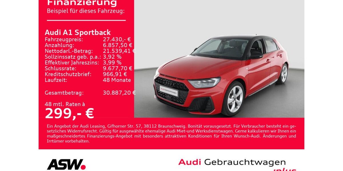 Audi A1 5.600 km 27.430 &euro; Heilbronn 74074