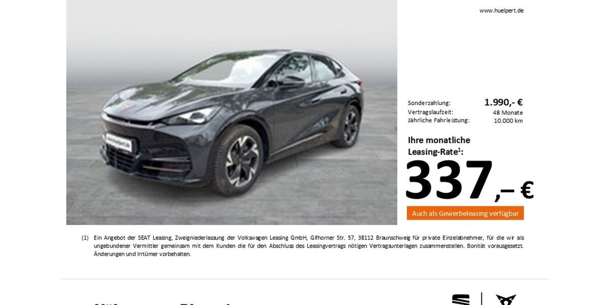 Cupra Tavascan 13.456 km 37.777 &euro; Dortmund 44269