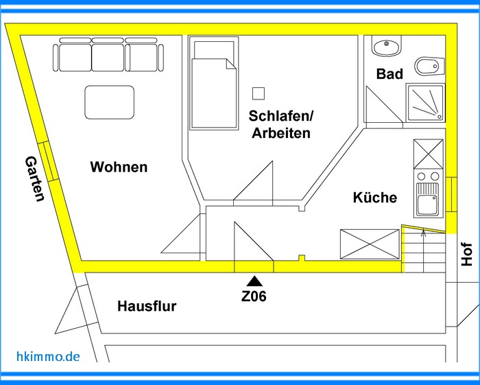 Wohnen - all inclusive - für Studenten ! - Etagenwohnung Köthen | Angebot:27303811