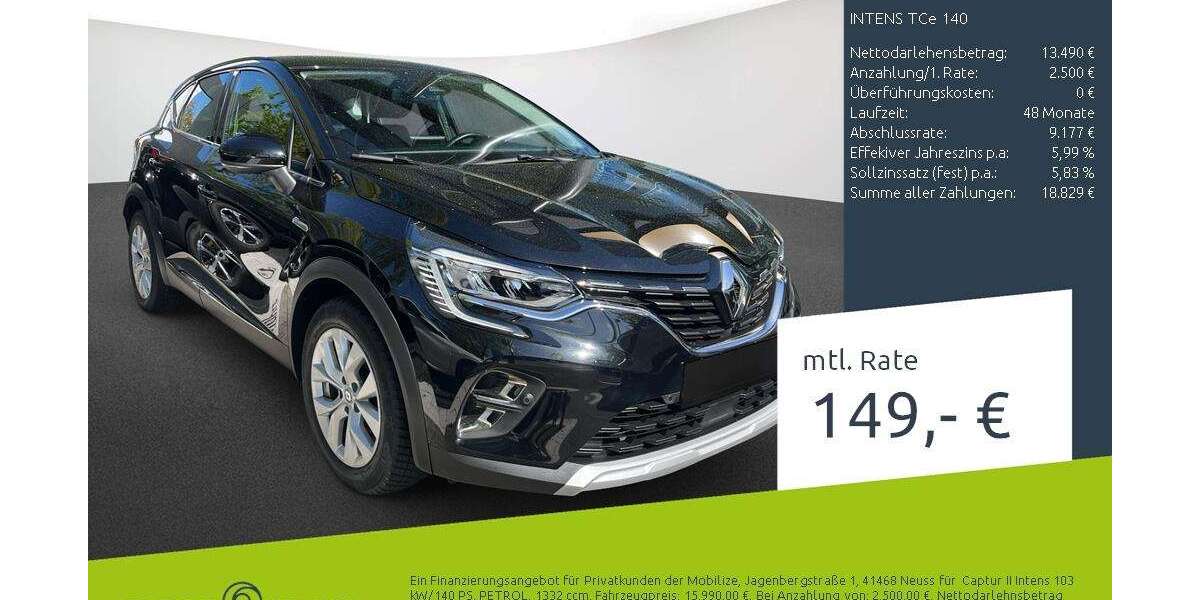 Renault Captur 60.382 km 15.290 &euro; Borken 46325