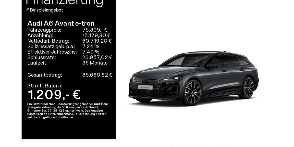 Audi A6 e-tron 10.300 km 75.899 &euro; Mühlheim 63165