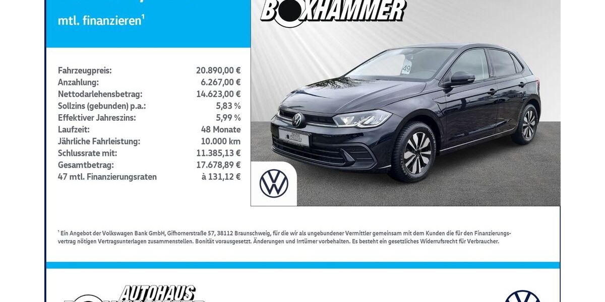 VW Polo 57.844 km 20.890 &euro; Bad Aibling 83043