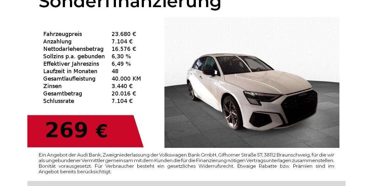 Audi A3 80.980 km 23.680 &euro; Nürnberg 90411