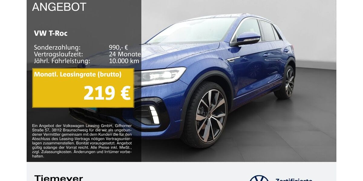 VW T-Roc 12.260 km 31.690 &euro; Bochum 44892