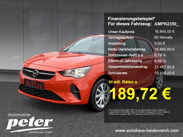 Opel Corsa 9.579 km 16.840 &euro; Eschwege 37269