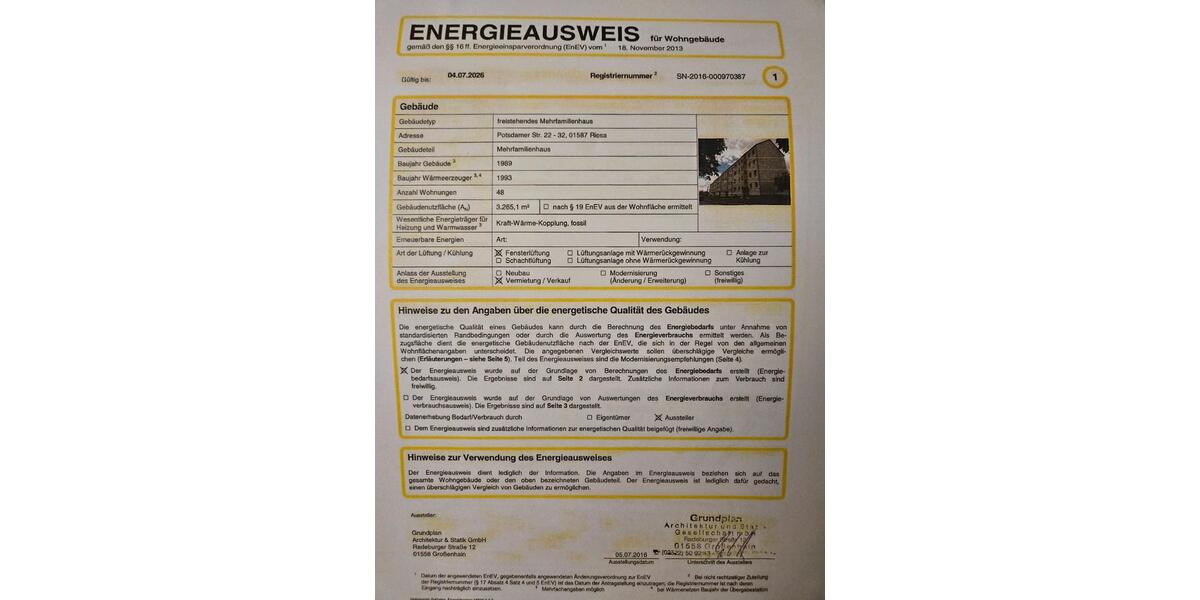 Etagenwohnung Riesa Neuweida - 3 Zimmer, 68 m&sup2;, 100.000&euro; | Angebot:25368316