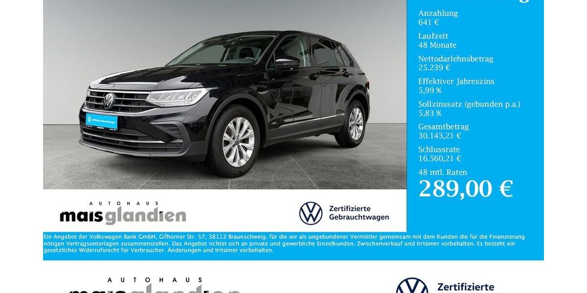 VW Tiguan 84.767 km 25.880 &euro; Pronsfeld 54597