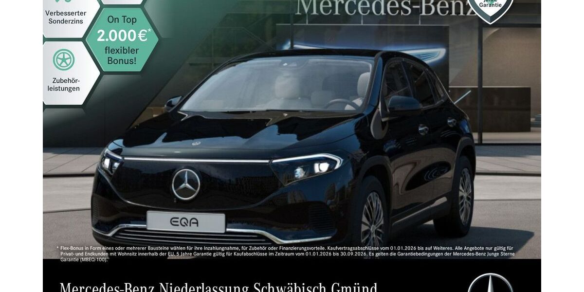 Mercedes-Benz EQA 14.863 km 37.890 &euro; Schwäbisch Gmünd 73529