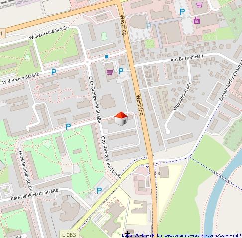 Etagenwohnung Parchim - 2 Zimmer, 53 m&sup2;, 400&euro; | Angebot:26332313