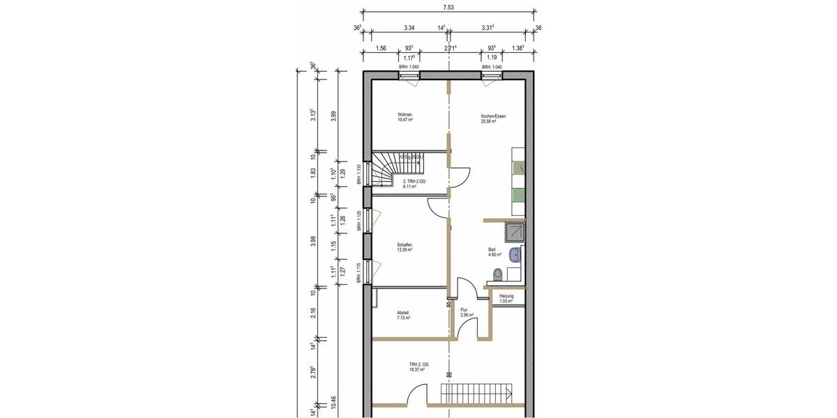 Etagenwohnung Südheide - 2 Zimmer, 65 m&sup2;, 601&euro; | Angebot:26394104