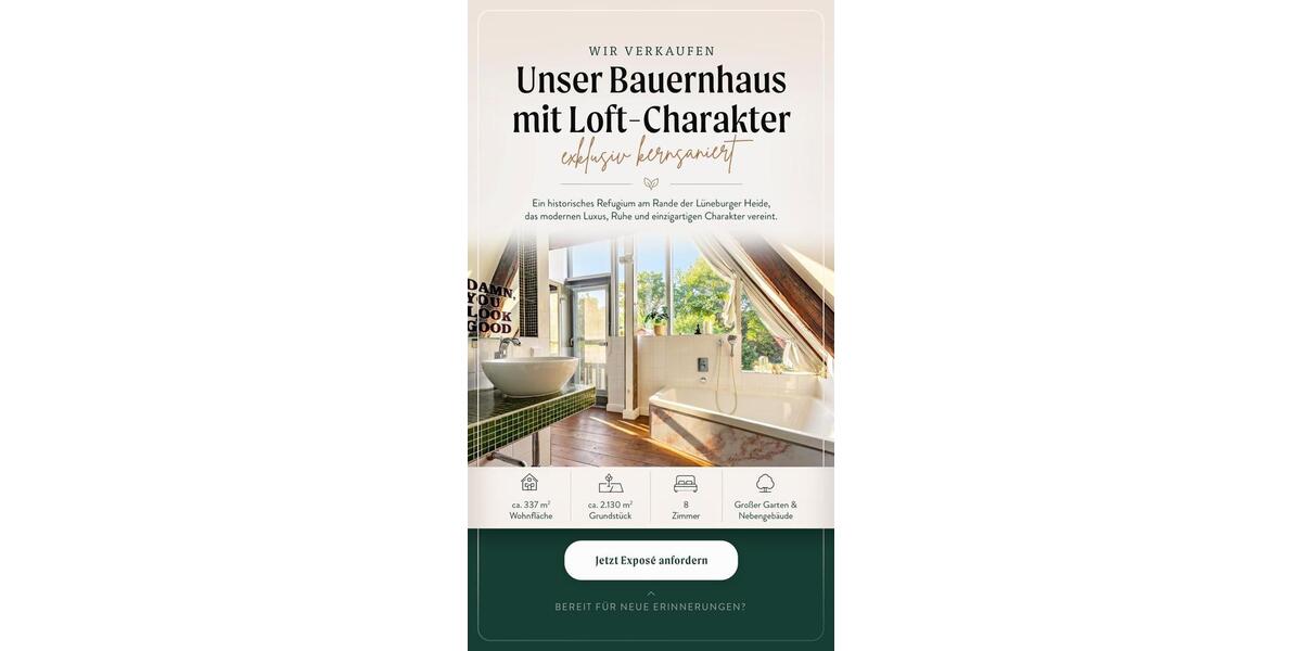 Bauernhaus, Landhaus Neuenkirchen - 8 Zimmer, 337 m&sup2;, 799.000&euro; | Angebot:26913095