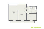 Etagenwohnung Lenting - 3 Zimmer, 68 m&sup2;, 680&euro; | Angebot:26786785