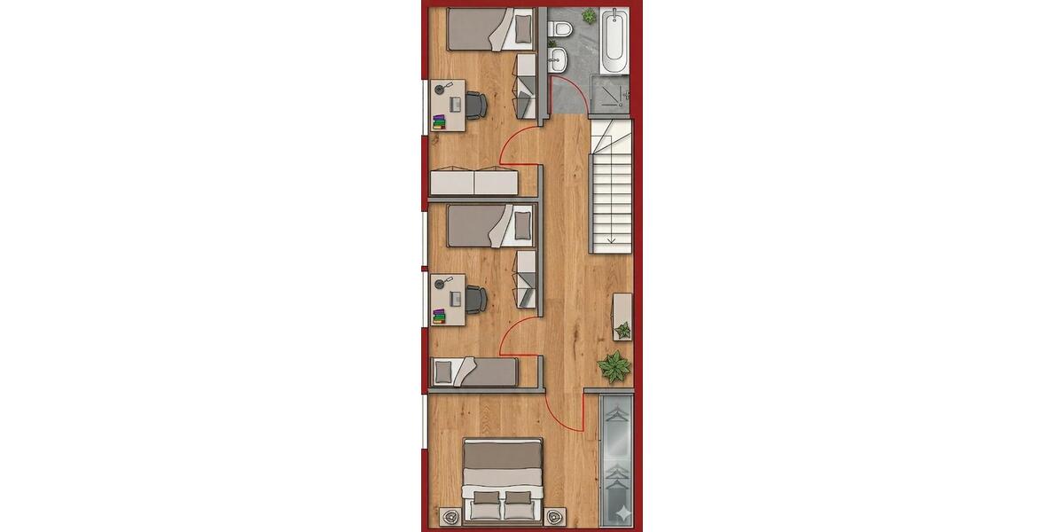 Maisonettenwohnung Börnsen - 4.5 Zimmer, 132 m&sup2;, 2.390&euro; | Angebot:26698436