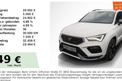 Cupra Ateca 29.850 km 28.903 &euro; Lauf an der Pegnitz 91207