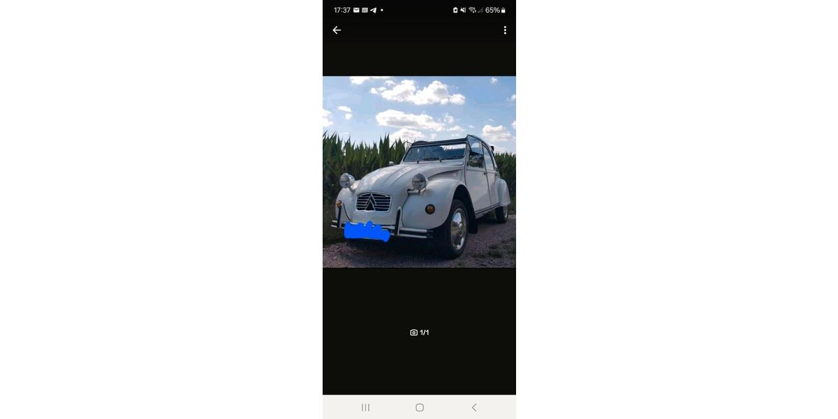 Citroen 2 CV 56.000 km 14.500 &euro; Wörrstadt 55286