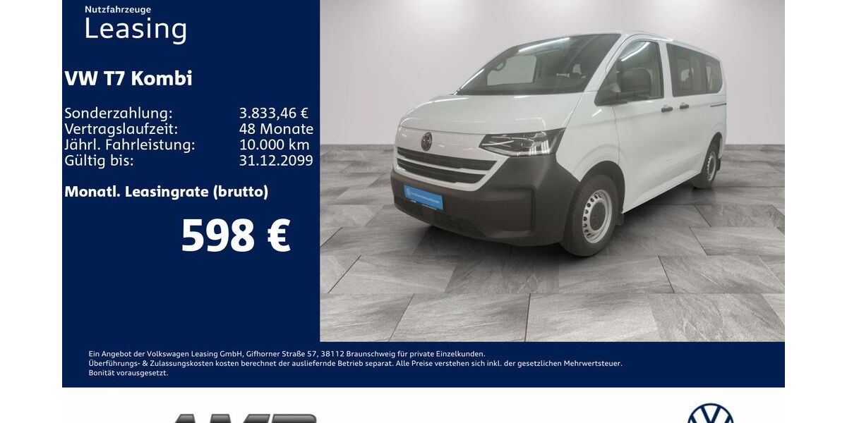 VW T7 Kombi 4.000 km 42.680 &euro; Borna 04552