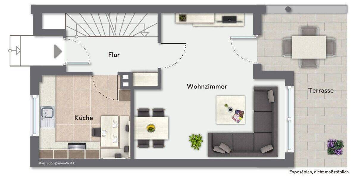 Reihenendhaus Quickborn - 3 Zimmer, 66 m&sup2;, 299.000&euro; | Angebot:26887600