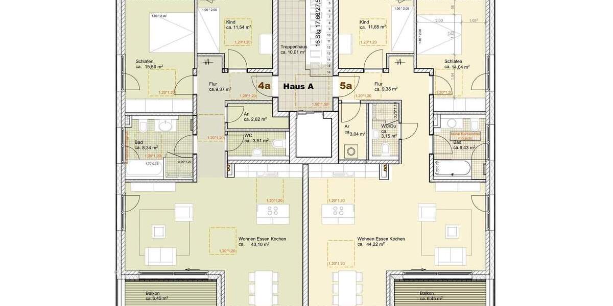 Etagenwohnung Roßtal - 3 Zimmer, 95 m&sup2;, 479.000&euro; | Angebot:25671517