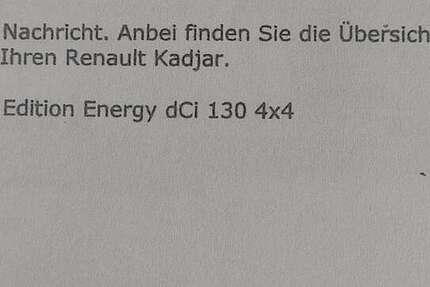 Renault Kadjar 88.570 km 11.800 &euro; Leuben (Dresden) 01257
