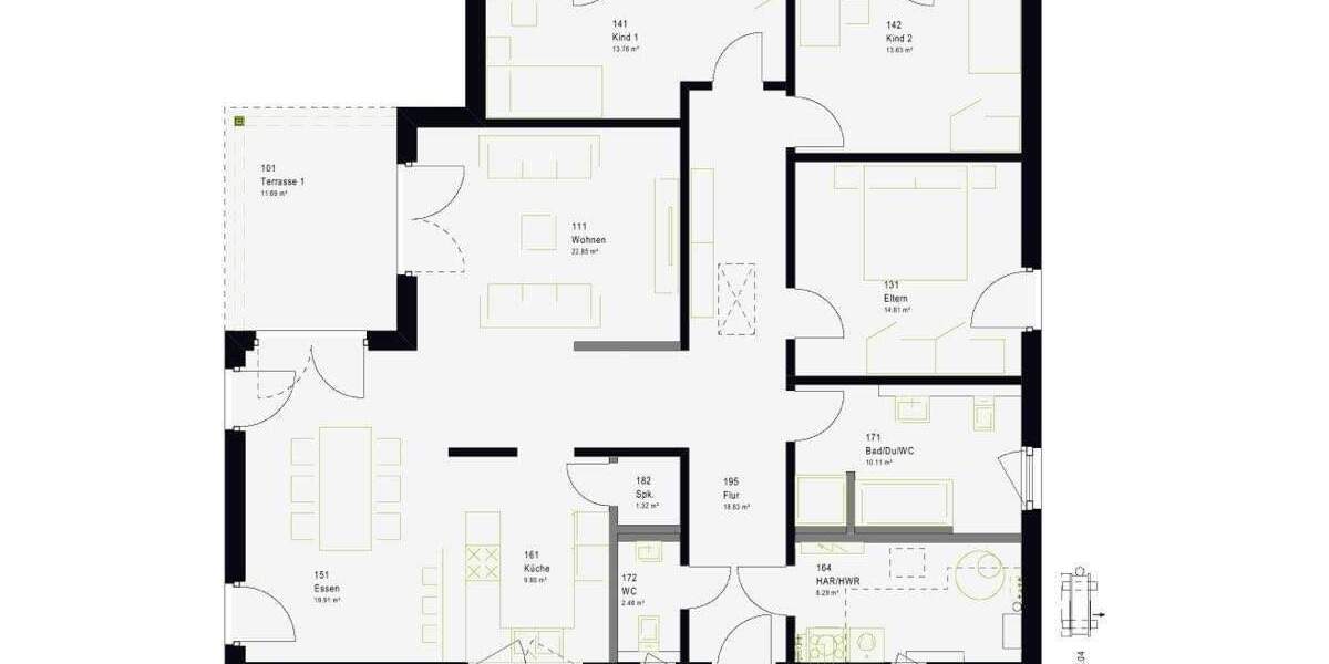 Bungalow Koserow - 4 Zimmer, 147 m&sup2;, 582.000&euro; | Angebot:25733688