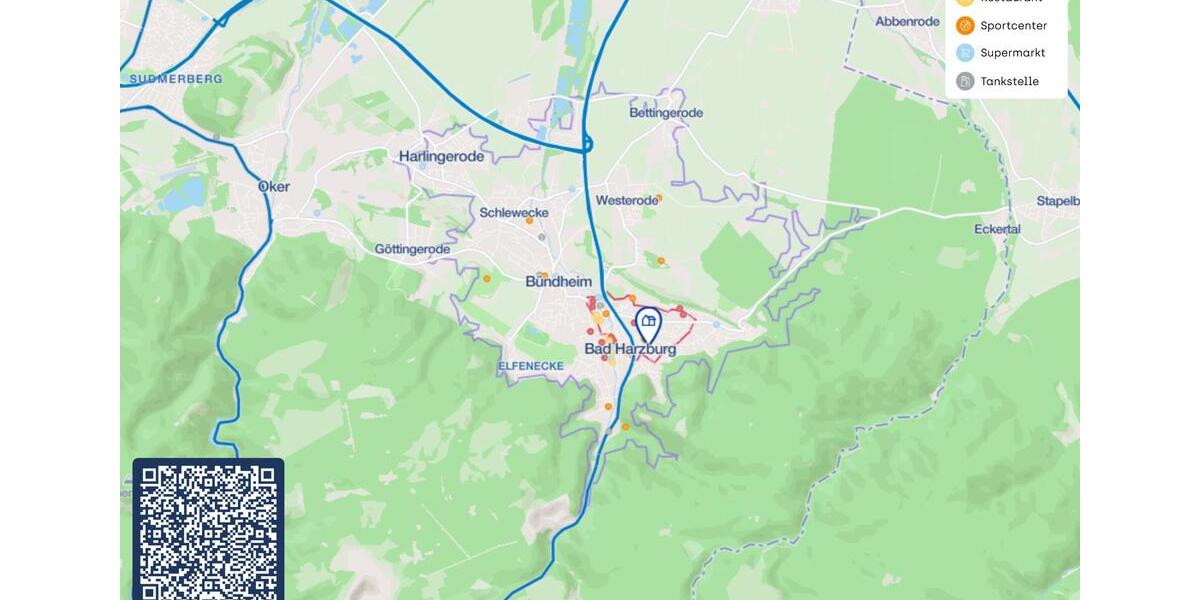 Dachgeschoßwohnung Bad Harzburg - 2 Zimmer, 55 m&sup2;, 310&euro; | Angebot:26263965