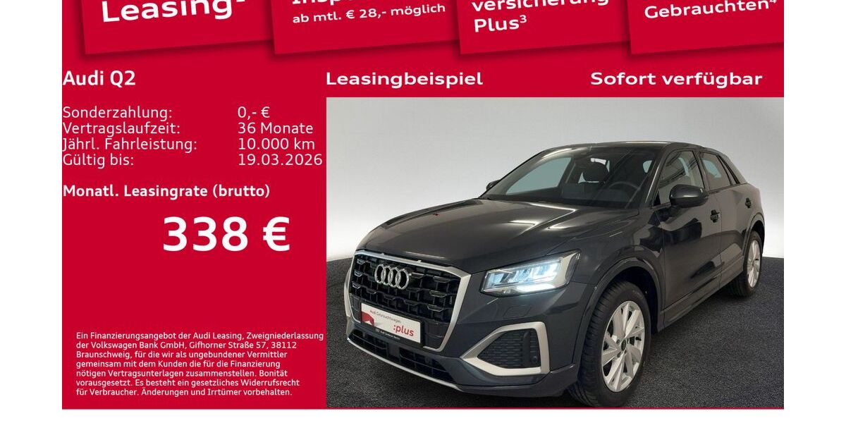 Audi Q2 4.686 km 33.200 &euro; Berlin 12489