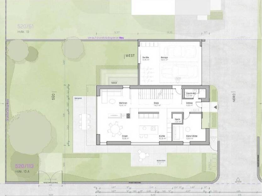 *** Bestlage am Kobelhang in Neusäß *** Grundstück inkl. Planung für ein Einfamilienhaus