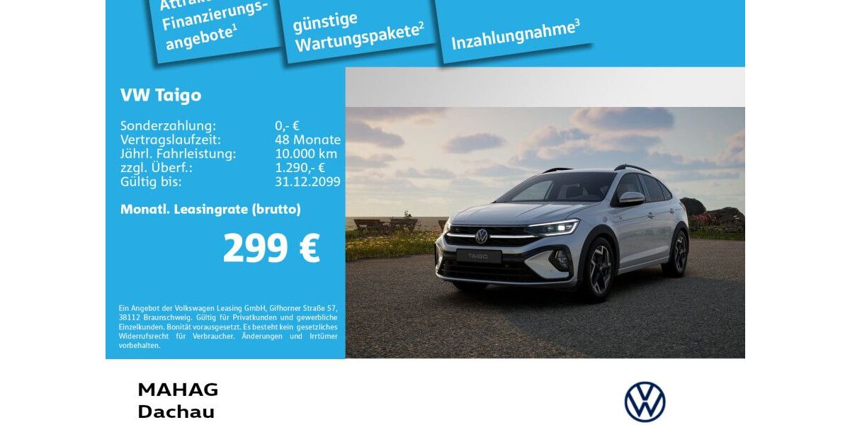 VW Taigo 3.000 km 27.280 &euro; Dachau 85221