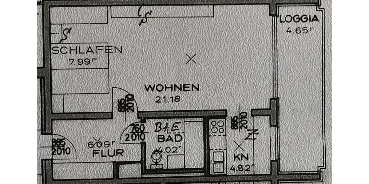 Etagenwohnung Bayreuth Meyernberg - 1 Zimmer, 45 m&sup2;, 890&euro; | Angebot:26153468
