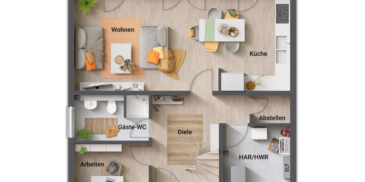 Einfamilienhaus Dingelstädt Zella - 4 Zimmer, 119 m&sup2;, 308.295&euro; | Angebot:25879359