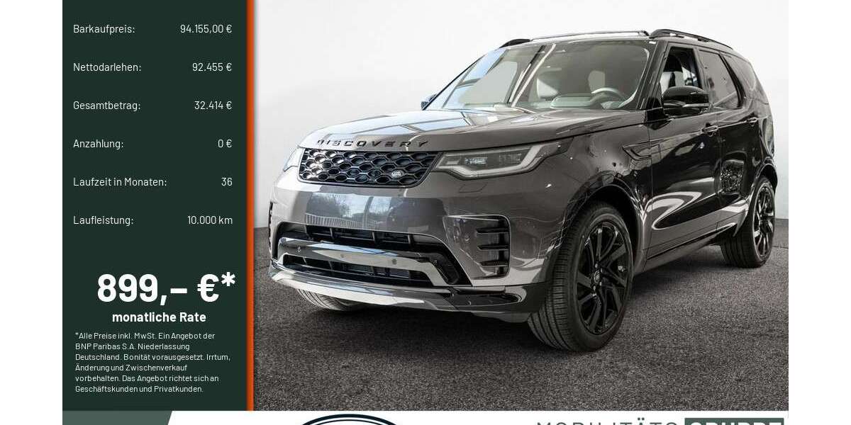 Land Rover Discovery 2.500 km 94.155 &euro; Lüdenscheid 58507