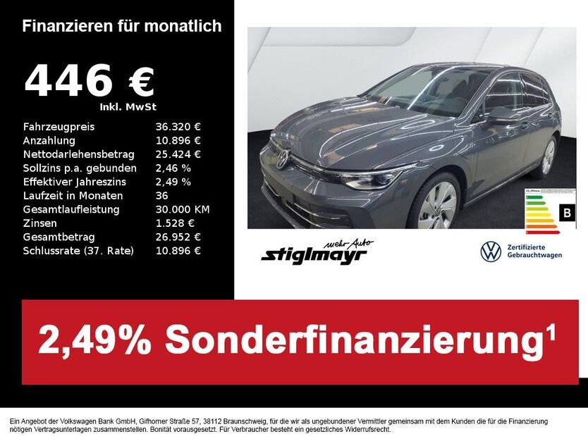 VW Golf 25.453 km 36.320 € Pfaffenhofen/Ilm 85276