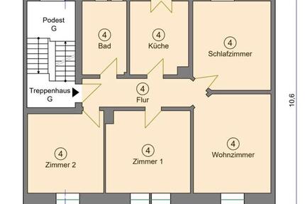Wohnung Singen (Hohentwiel) - 4 Zimmer, 100 m&sup2;, 285.000&euro; | Angebot:27091359