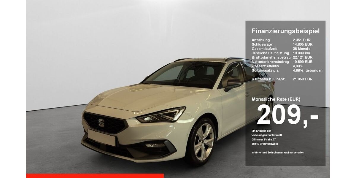 Seat Leon 43.665 km 21.950 &euro; Regensburg 93055