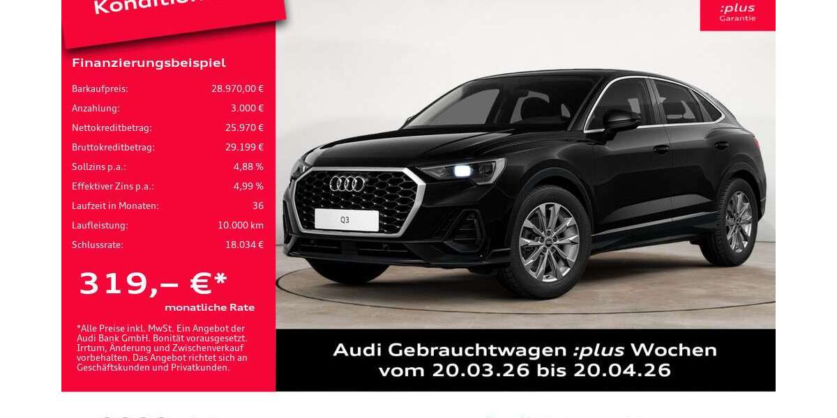 Audi Q3 60.804 km 28.970 &euro; Potsdam 14482