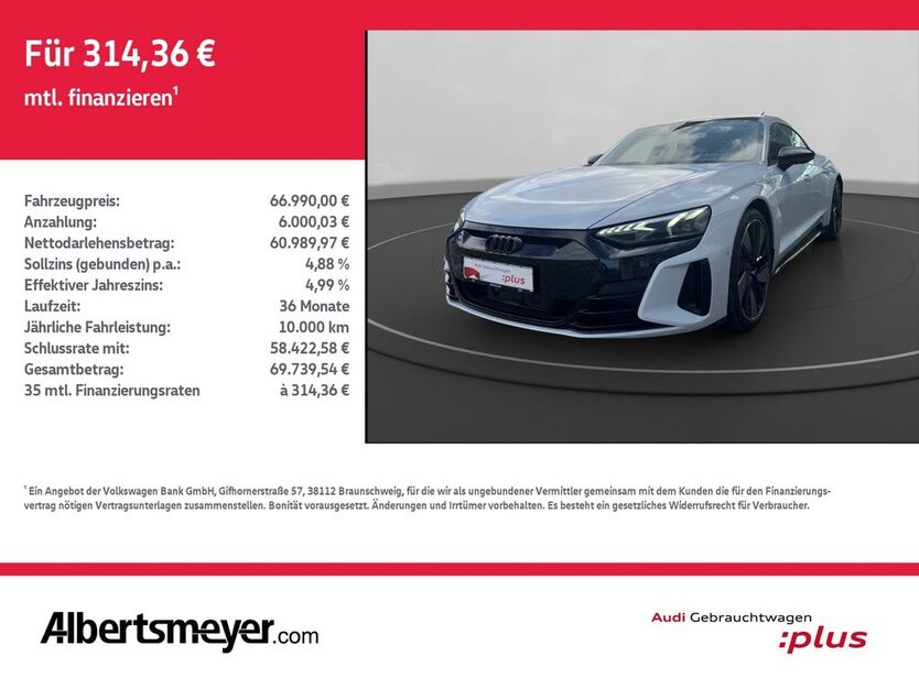 Audi RS e-tron GT 37.551 km 66.990 € Nordhausen 99734