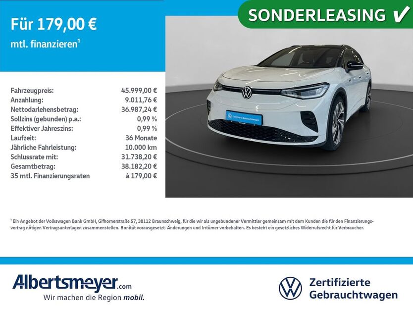 VW ID.4 6.108 km 45.999 € Nordhausen 99734