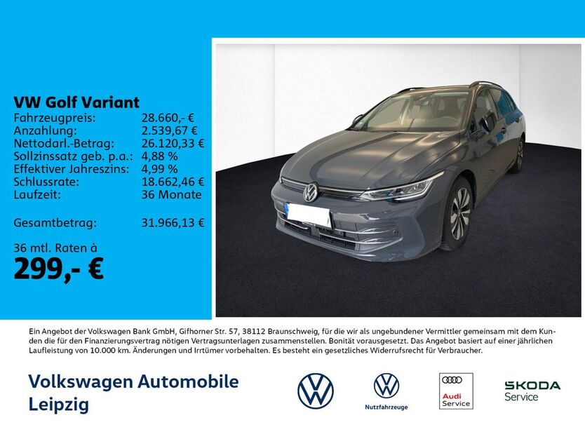 VW Golf 8.000 km 28.660 € Leipzig 04277