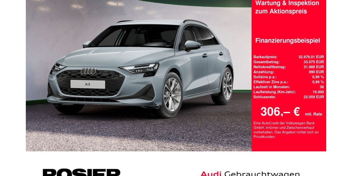 Audi A3 7.205 km 32.979 &euro; Stendal 39576