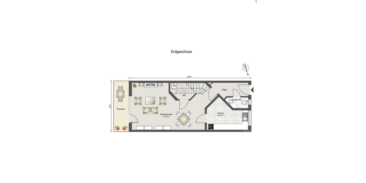 Etagenwohnung Rangsdorf - 4 Zimmer, 96 m&sup2;, 1.600&euro; | Angebot:25262248